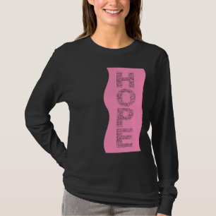 Camiseta El alcohol de la esperanza (texto negro en rosa)