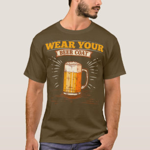 Camiseta El alcohol lleva su cerveza de abrigo divertidos h