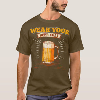Camiseta El alcohol lleva su cerveza de abrigo divertidos h