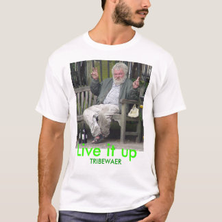 Camiseta el alcohólico, vive él para arriba, TRIBEWAER