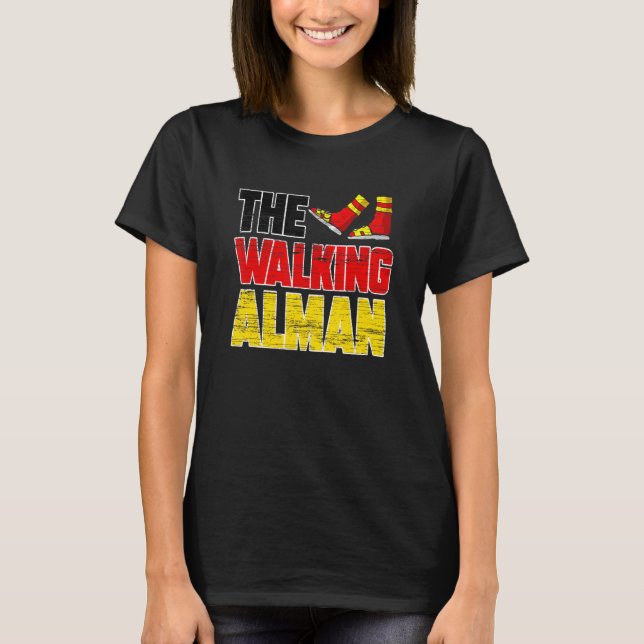 Camiseta El alemán típicamente alemán de Alman (Anverso)