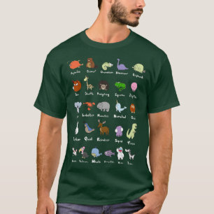Camiseta El alfabeto animal