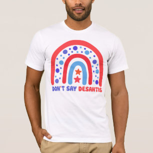Camiseta El aliado del orgullo LGBTQ+ no dice patriotismo d