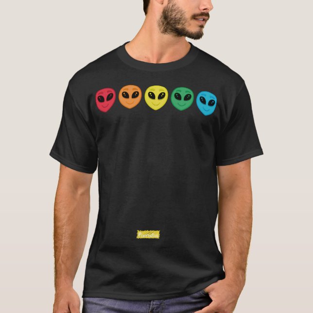 Camiseta El Alien Multicolor (Anverso)