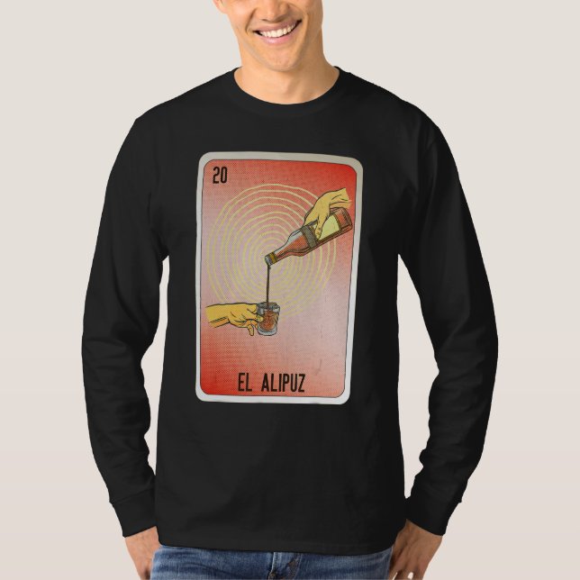 Camiseta El Alipuz Mexican Slang Lottery Bingo Cards (Anverso)