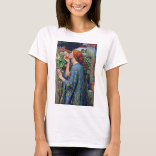 Camiseta El alma del Rosa, John William Waterhouse