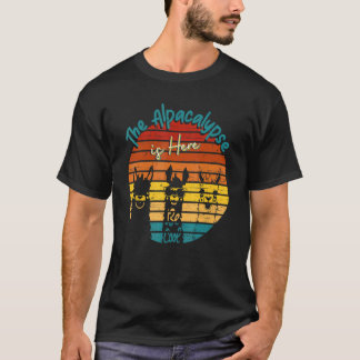 Camiseta El Alpacalypse Está Aquí, De La Alpaca Vintage Ani