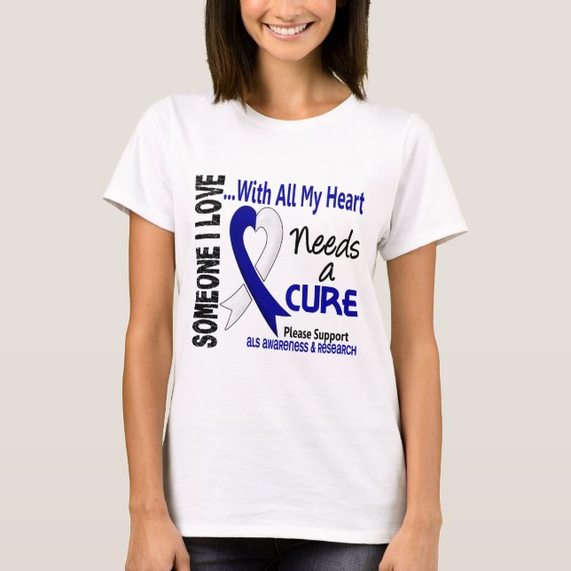 Camiseta El ALS necesita una curación 3 (Anverso)