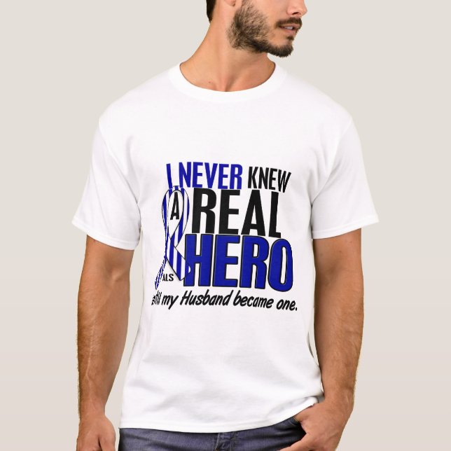 Camiseta El ALS nunca conocía a un marido del héroe 2 (Anverso)