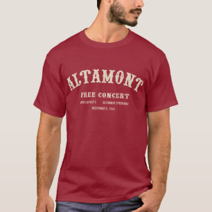 Camiseta el altamont libera concierto