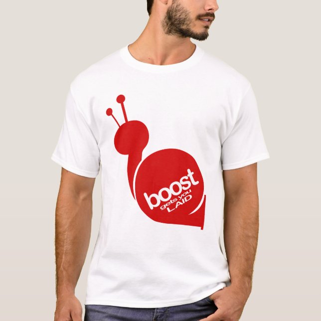 Camiseta El alza le consigue puesto - caracol rojo (Anverso)