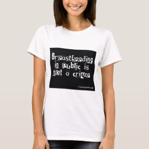 Camiseta El amamantamiento en público no es un crimen