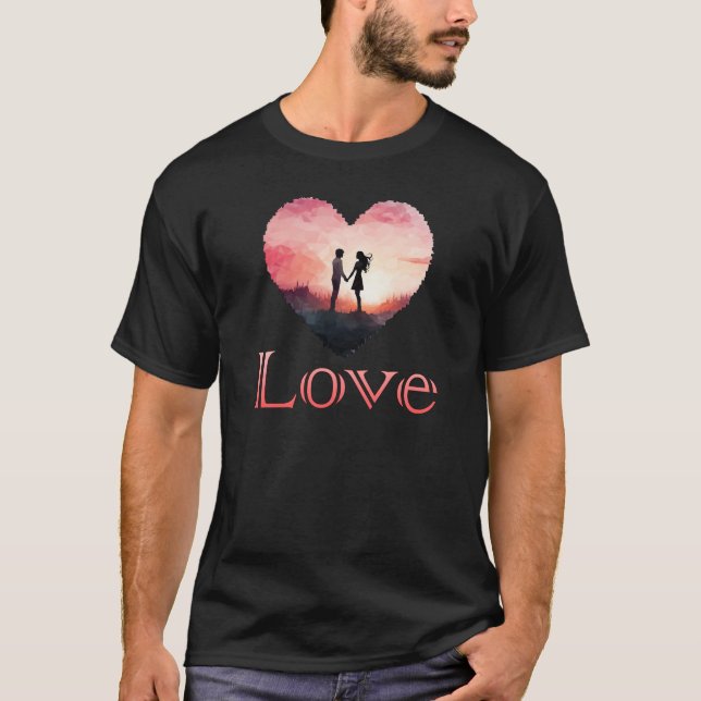 Camiseta El amanecer de un nuevo amor (Anverso)
