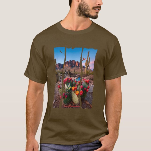 Camiseta El amanecer del desierto (Anverso)