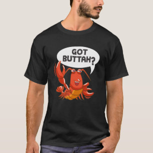 Camiseta El amante de la comida en el mar de langosta tiene