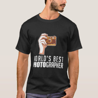 Camiseta El amante de la fotografía de fotógrafos del mundo