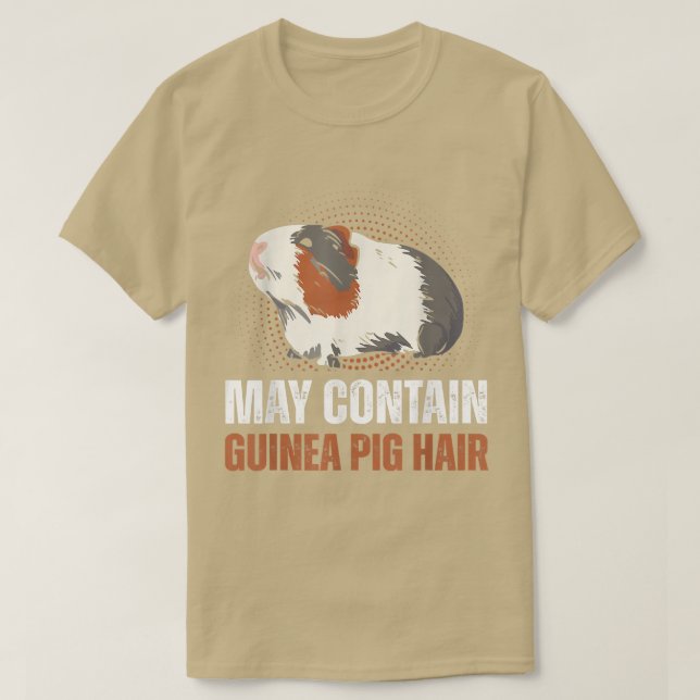 Camiseta El amante de la mascota puede contener el pelo de  (Diseño del anverso)