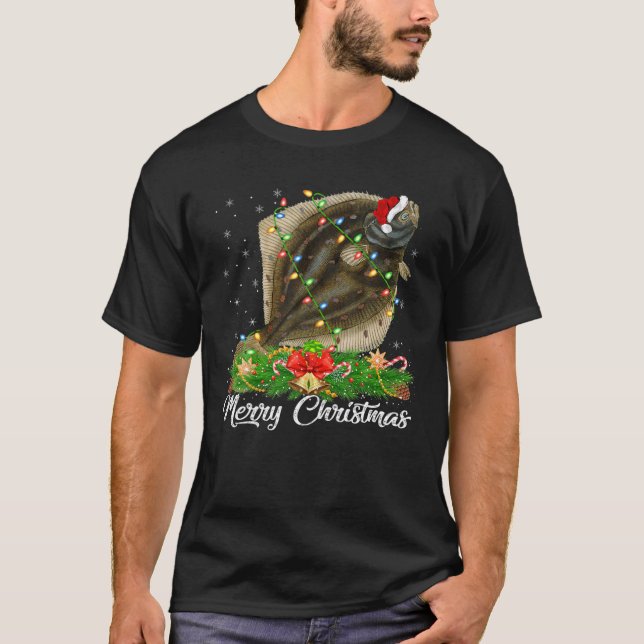 Camiseta El amante de la pesca coincide con el Halibut de S (Anverso)