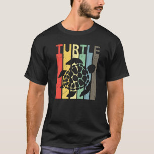 Camiseta El amante de la tortuga marina retro vintage salta