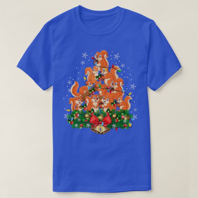 Camiseta El amante de los animales Chipmunk ardilla árbol d (Diseño del anverso)
