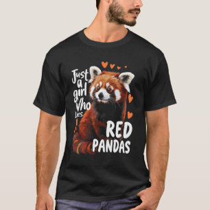 Camiseta El amante de los animales es sólo Chica que ama a 