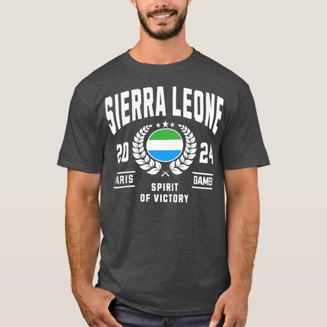 Camiseta El amante de los deportes 2024 en Sierra Leona (Anverso)