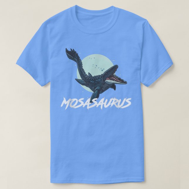 Camiseta El amante de los dinosaurios de Mosasauro (Diseño del anverso)