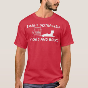 Camiseta El Amante De Los Libros Distraídos Fácilmente Por