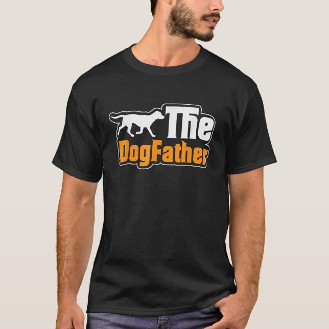 Camiseta El amante de los perros graciosos Dogfather (Anverso)