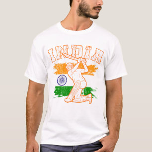 Camiseta El amante del cricket indio de Guay le da un crick