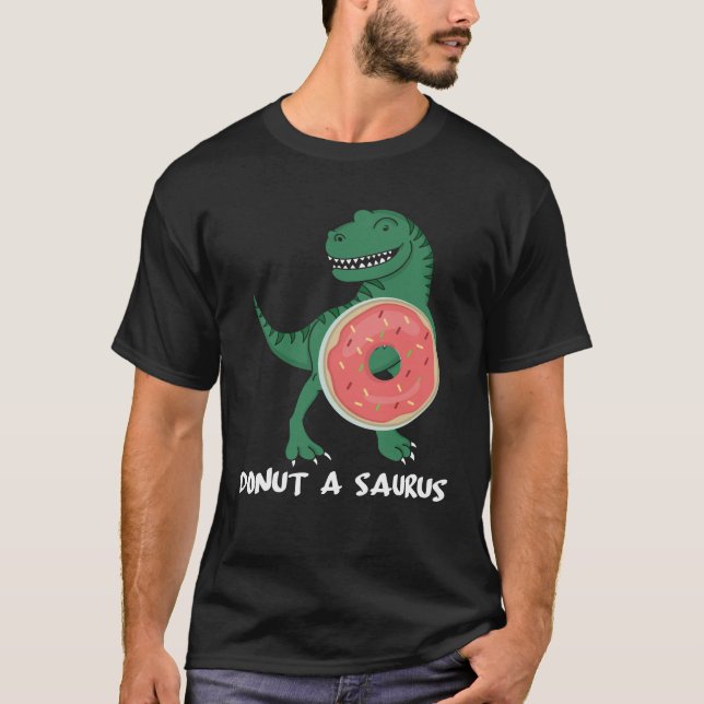 Camiseta El amante del Dino de los dinosaurios donut (Anverso)