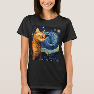 Camiseta El amante del gato bengalí para mamá y papá
