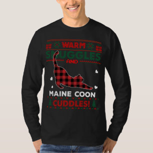 Camiseta El amante del gato de Maine Coon, lindo gato, Navi