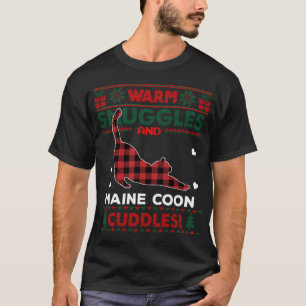 Camiseta El amante del gato de Maine Coon, lindo gato, Navi