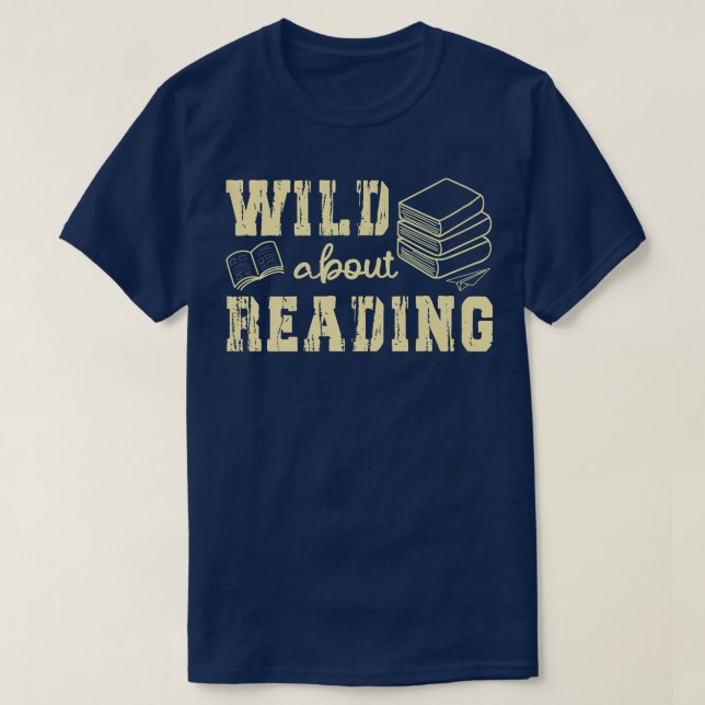 Camiseta El amante del libro gracioso de leer (Diseño del anverso)