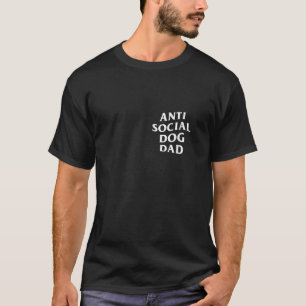 Camiseta El amante del perro antisocial divertido introvert