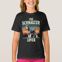 El amante del Schnauzer - Diseño retro de perro