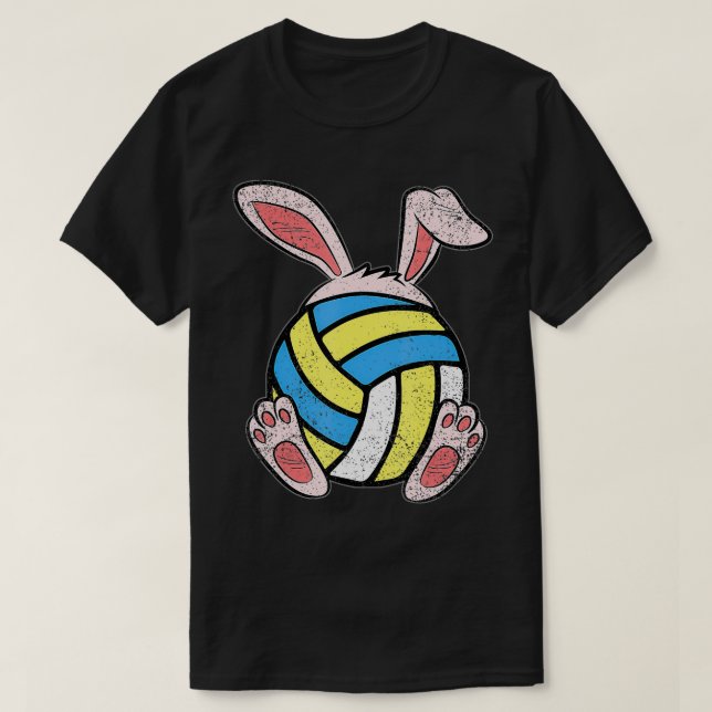 Camiseta El amante del voleibol de Pascua, el rabino de las (Diseño del anverso)