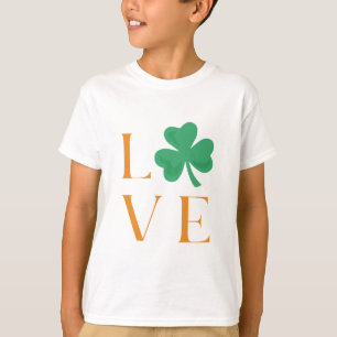 Camiseta El amante irlandés Shamrock Green y Naranja