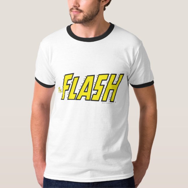 Camiseta El amarillo con el logo Flash (Anverso)
