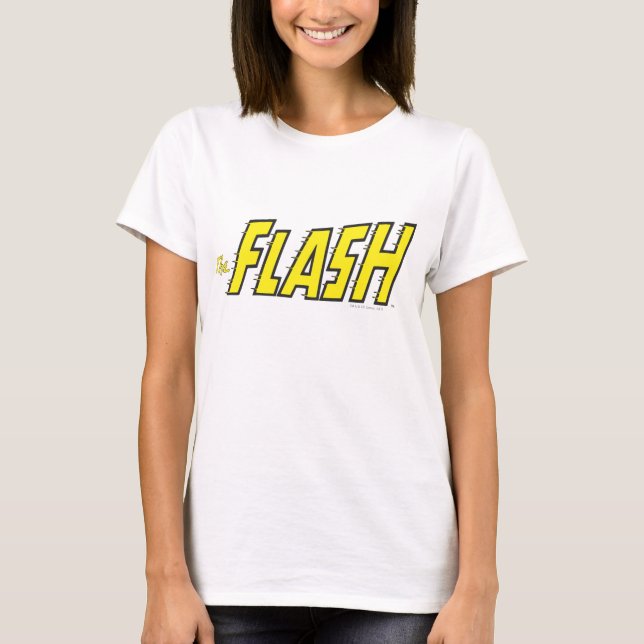 Camiseta El amarillo con el logo Flash (Anverso)