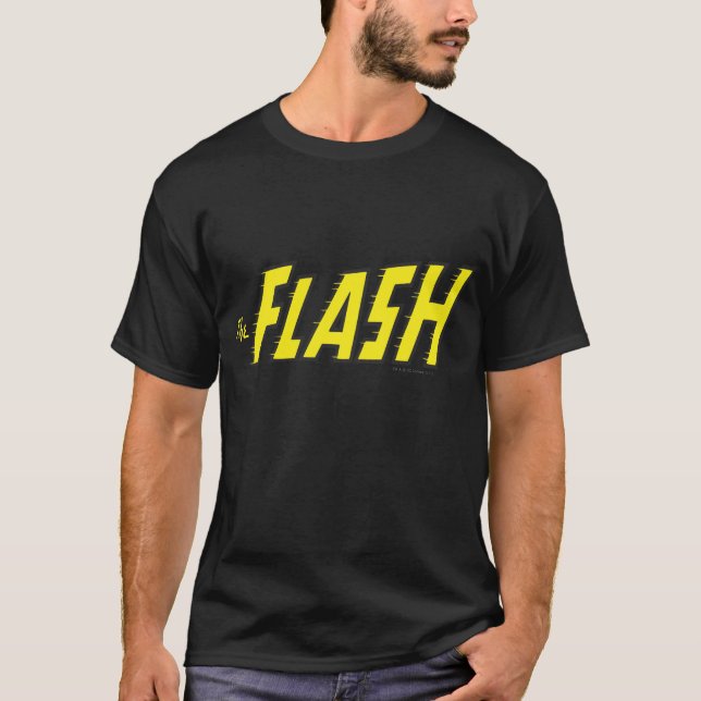 Camiseta El amarillo con el logo Flash (Anverso)