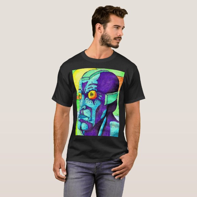 Camiseta El amarillo observa T-shirt2 (Anverso completo)