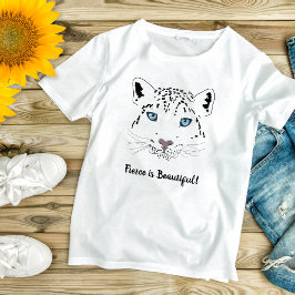 Camiseta El ambiente moderno del Leopardo de la Nieve, el d
