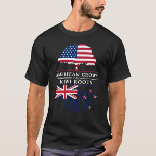 Camiseta El americano crecido con el kiwi arraiga   Nueva