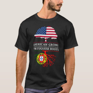Camiseta El americano crecido con el portugués arraiga