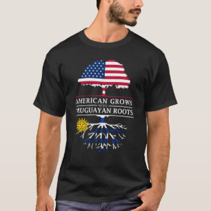 Camiseta El americano crecido con el Uruguayan arraiga  