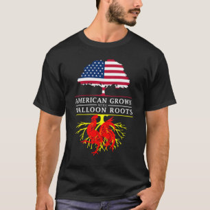 Camiseta El americano crecido con valón arraiga   a Valonia