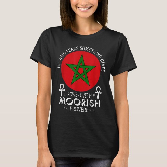 Camiseta El americano moro que teme al terror moro islámico (Anverso)
