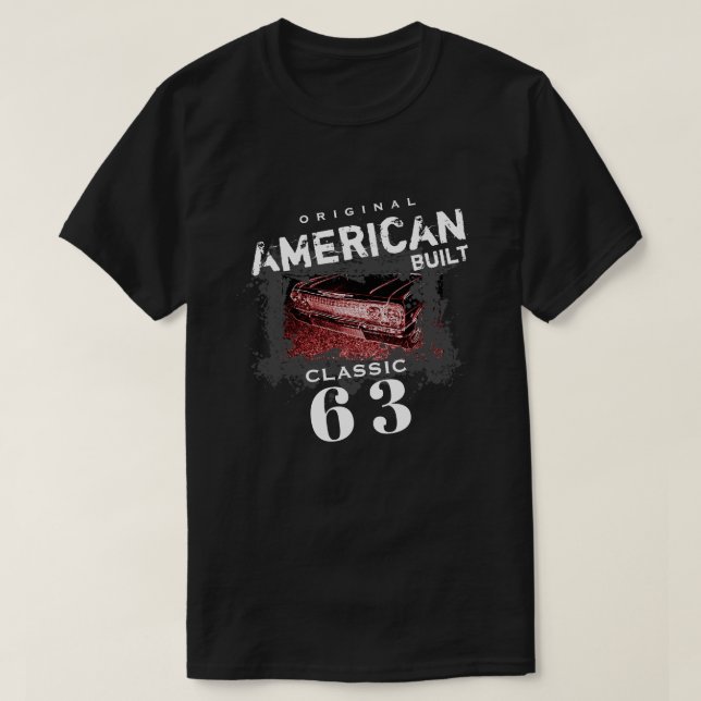 Camiseta El americano original construyó el frente de Chevy (Diseño del anverso)